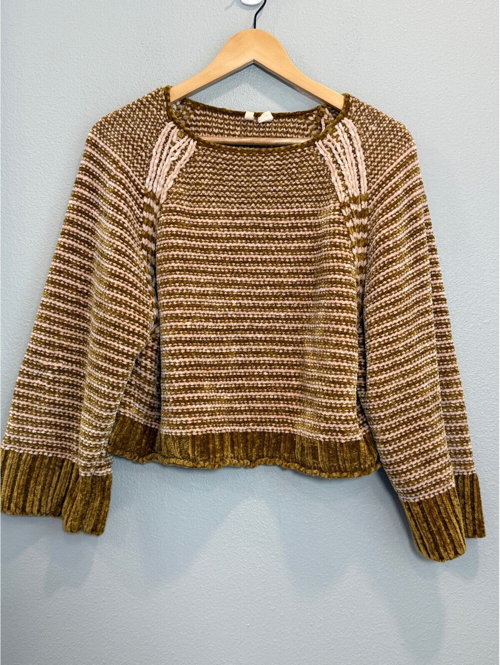 Anthropologie Moth Chenille Stripped Pullover Sweater - Women's XS NWOT - Picture 3 of 8
